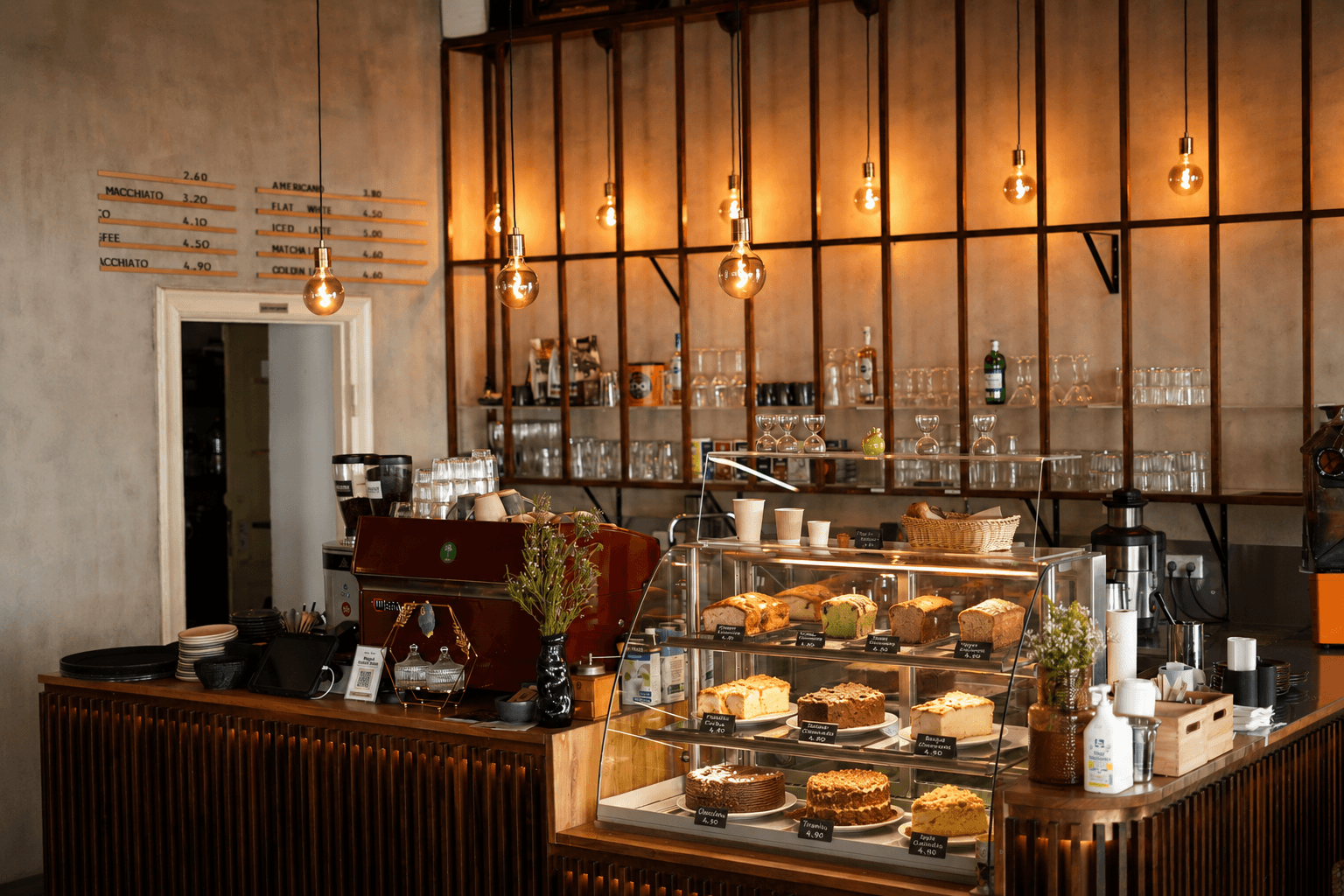 Antique 1920s Cafe Interior